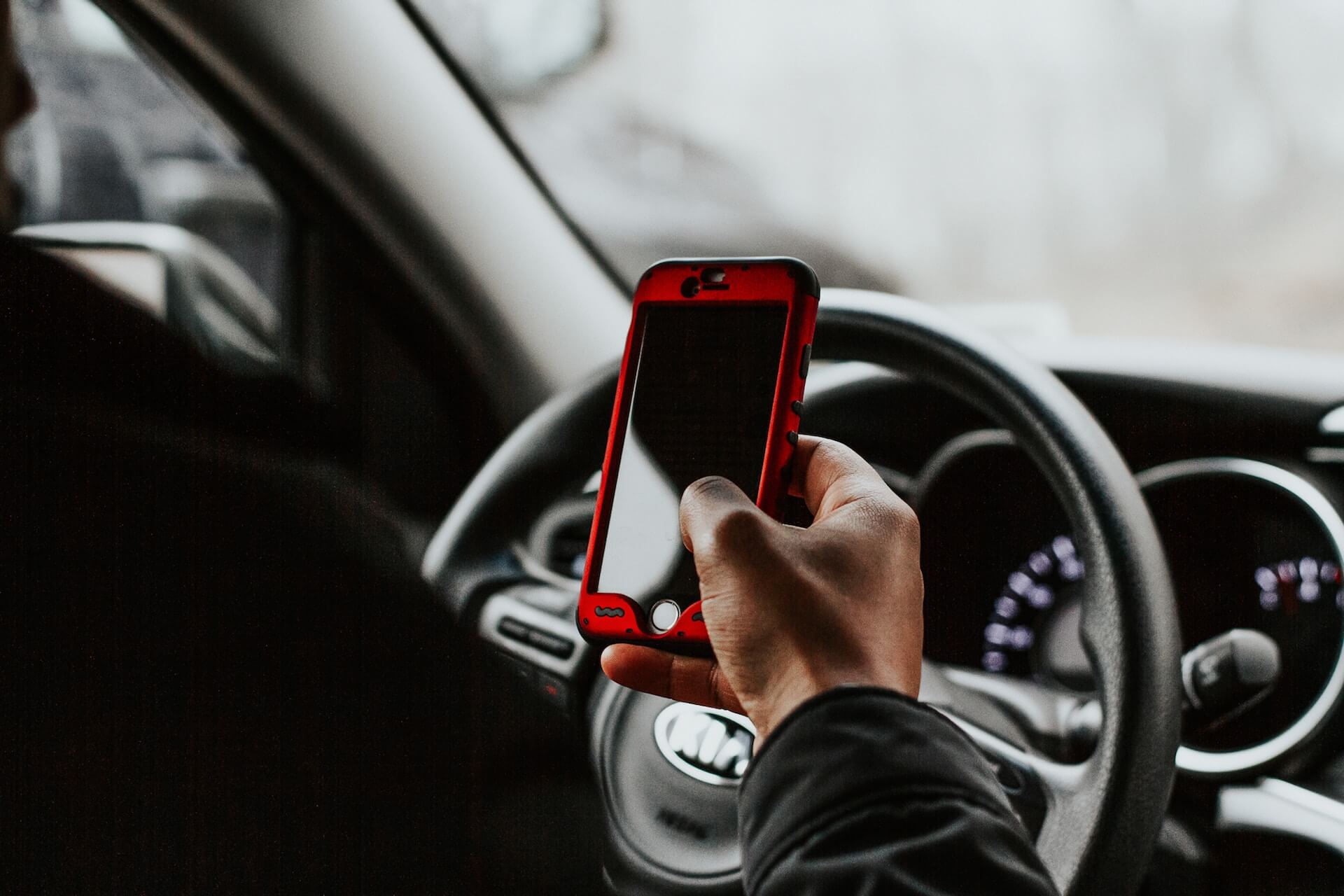 mobiele telefoon gebruik in de auto